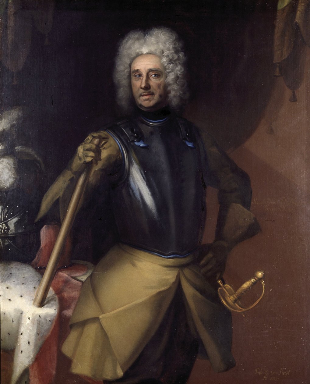 Carl Gustaf Mörner (1658-1721), hrabě, královský rada, polní maršál, prezident odvolacího soudu, ženatý s 1. baronkou Catharinou Margaretou Bonde, 2. hraběnkou Christinou Annou Bielke od David von Krafft