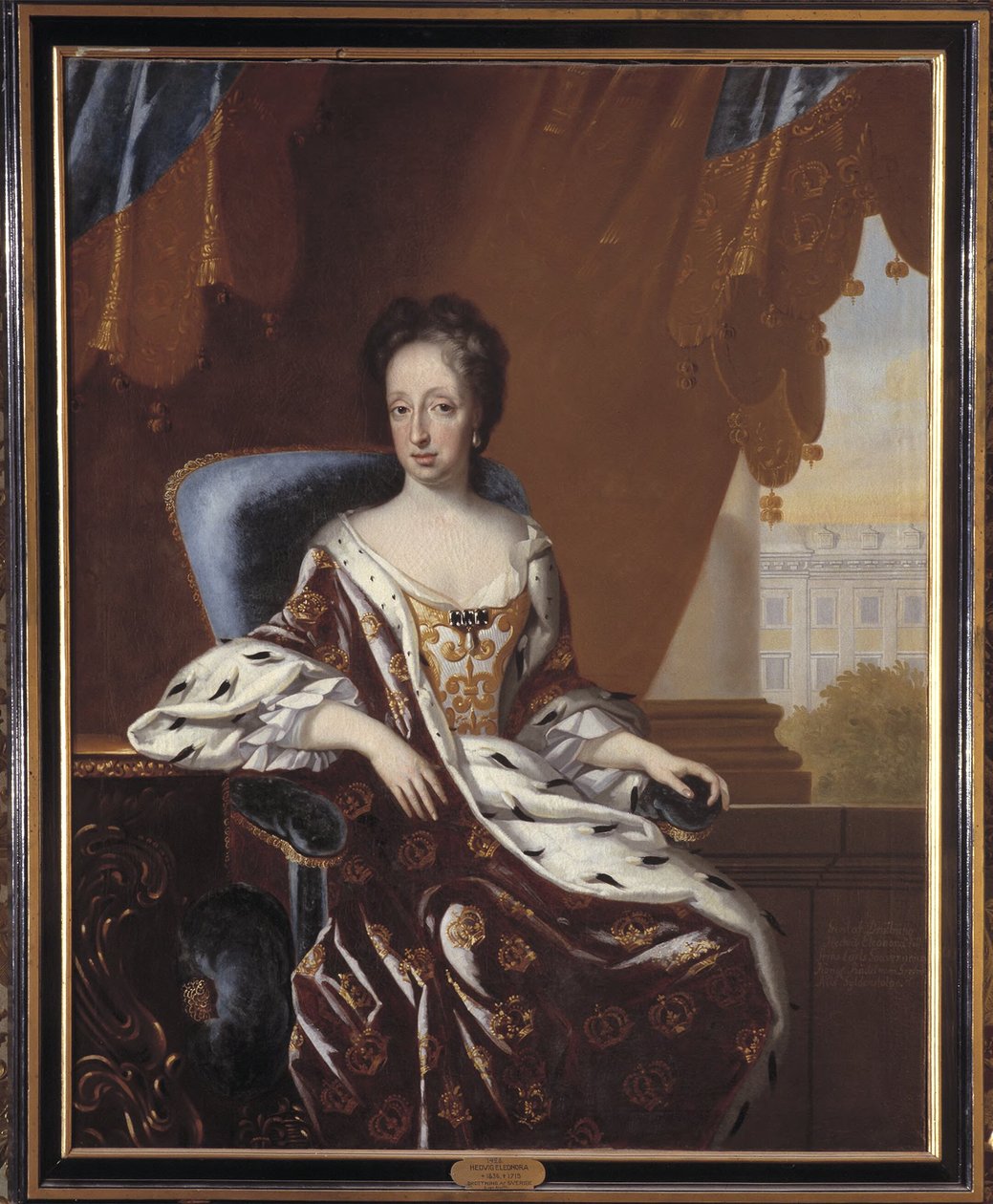 Hedvika Eleonora, 1636-1715, princezna holštýnsko-gottorpská, švédská královna od David von Krafft