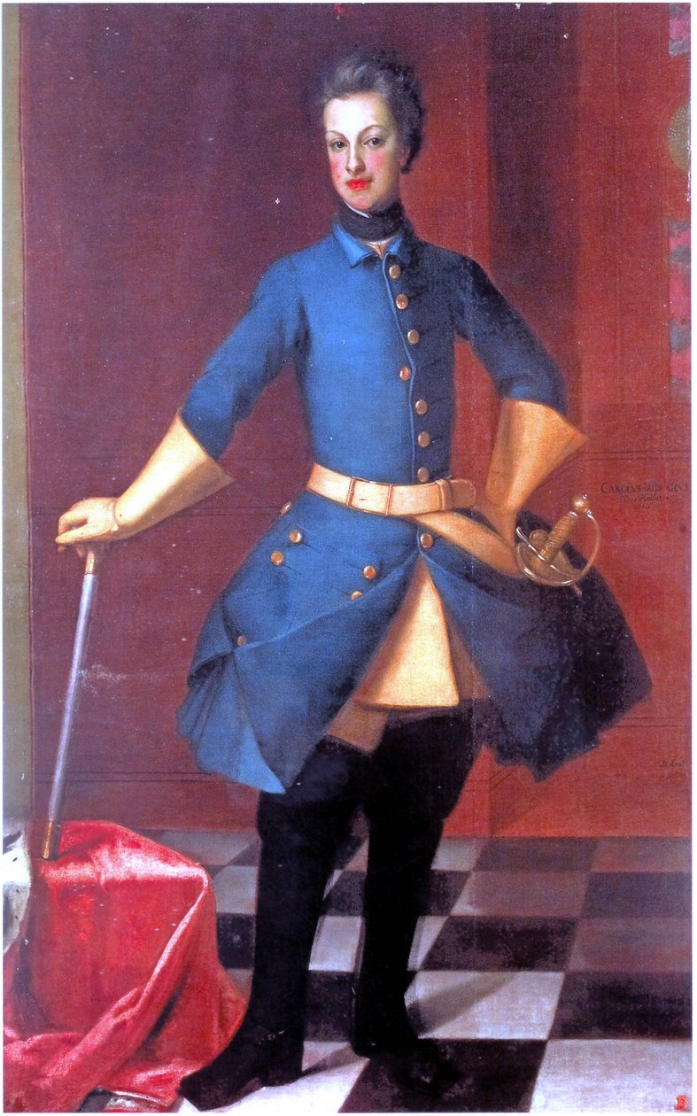 Portrét Karla Fridricha Holštýnsko-Gottorpského (1700-1739) od David von Krafft