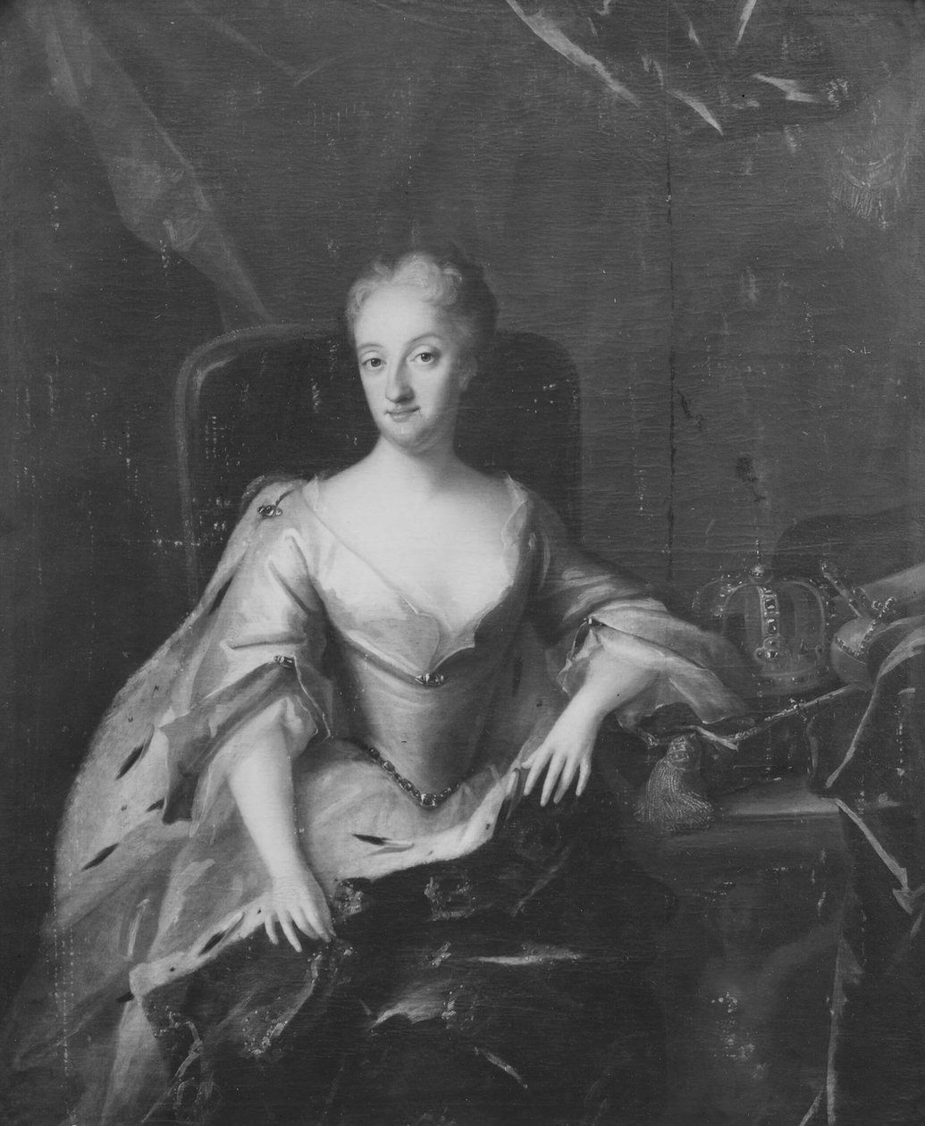 Ulrika Eleonora mladší, 1688-1741, švédská královna od David von Krafft