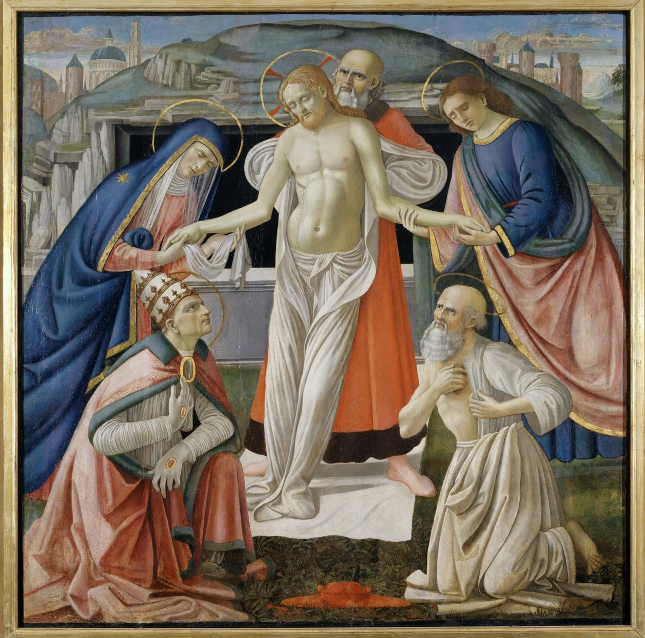 Pieta, 1479 (tempera na panelu) od Davide Ghirlandaio