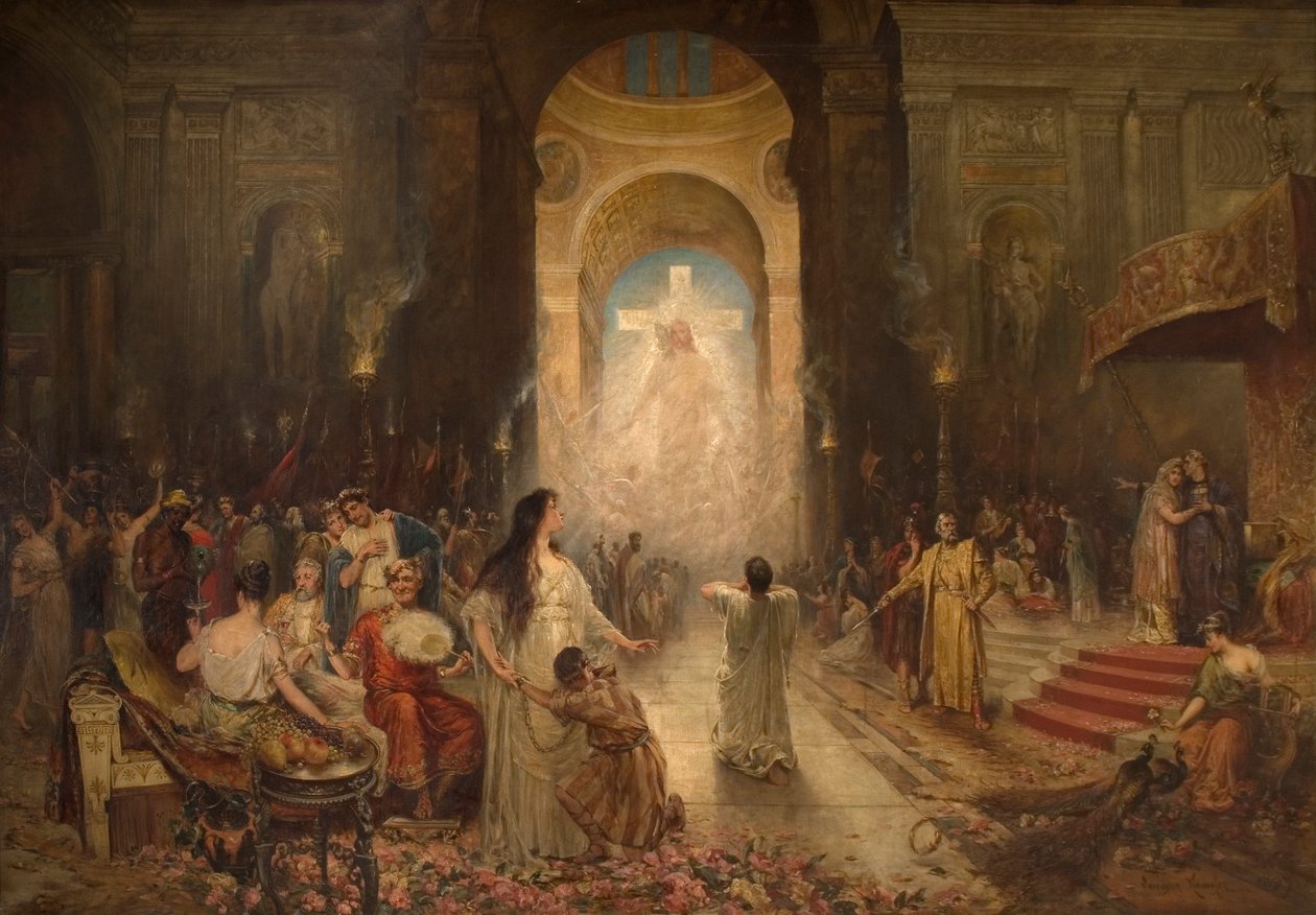 Znamení kříže, 1897 od Davidson Knowles