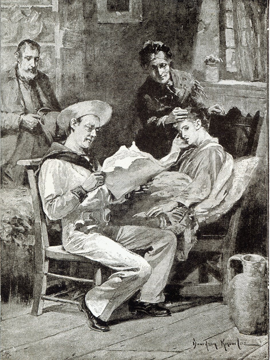 Vesnický hrdina, z „Hodiny volného času“, 1891 od Davidson Knowles