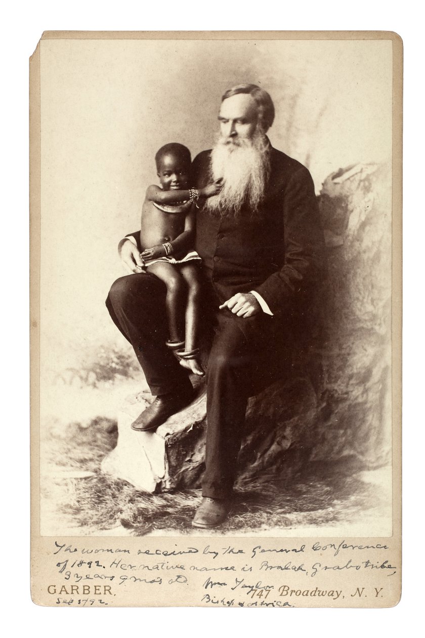 Bishop Taylor a Bralah, New York, 1892 (želatinový stříbrný tisk) od Davis Garber