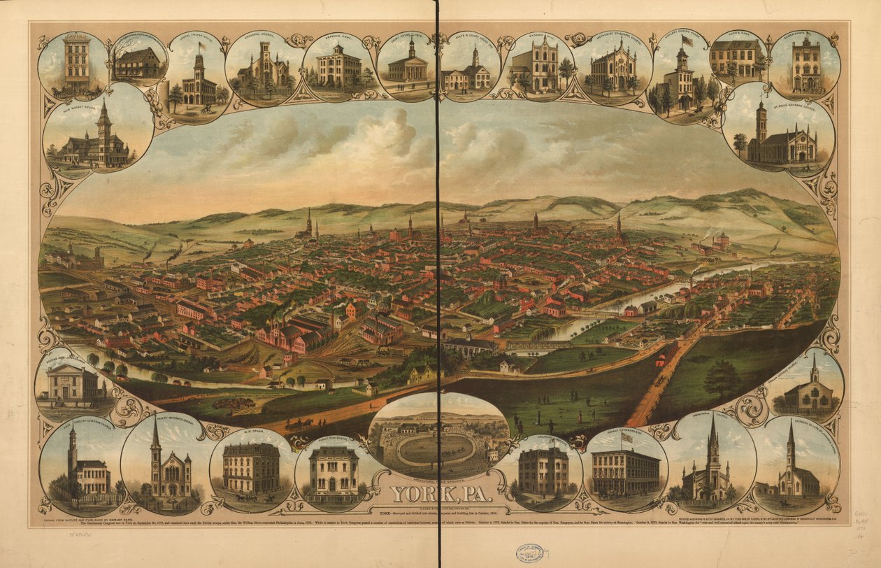 York, Pa. od Davoust A. Hoen and Co. Kern