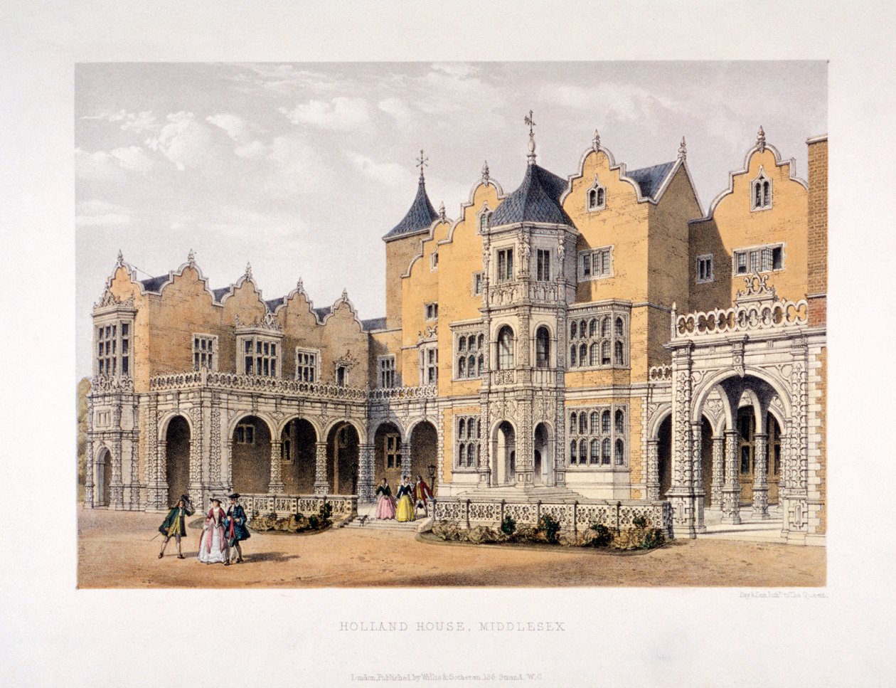 Holland House, Kensington, Londýn, c1850 od Day and Son