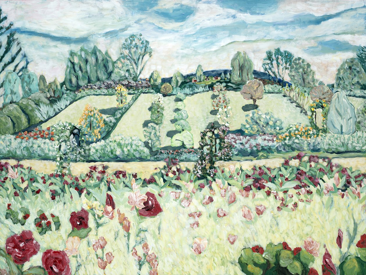 Giverny, 2017 (akryl na plátně) od Deborah Eve Alastra