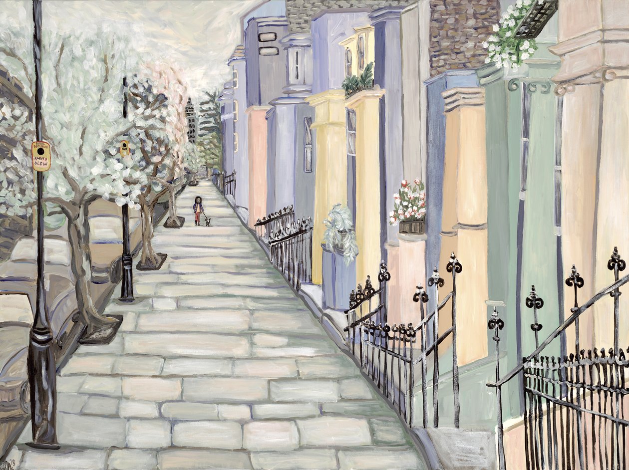 Kensington, 2017 (akryl na plátně) od Deborah Eve Alastra