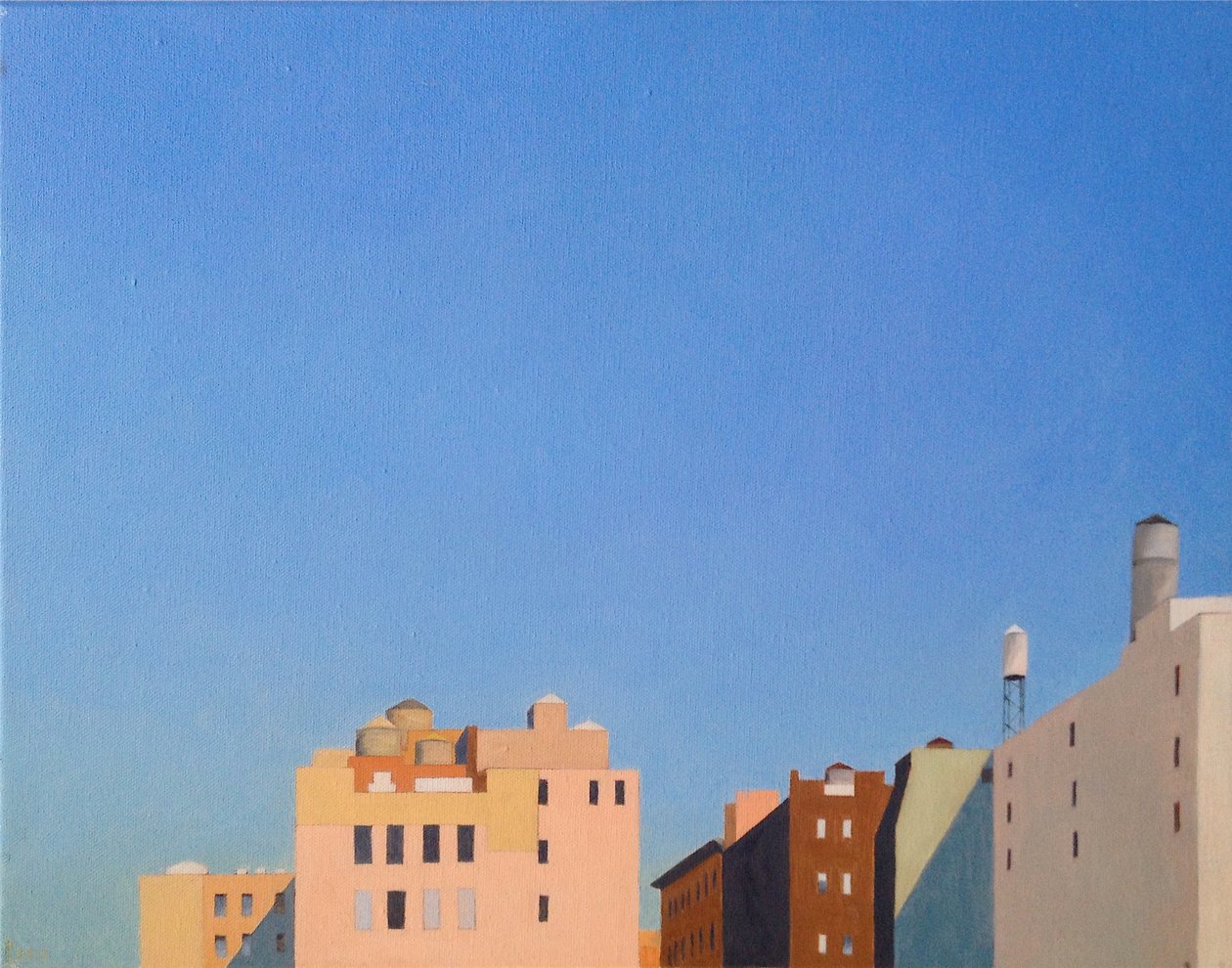 Brooklyn Union Square, 2012 (olej na plátně) od Deborah Stevenson