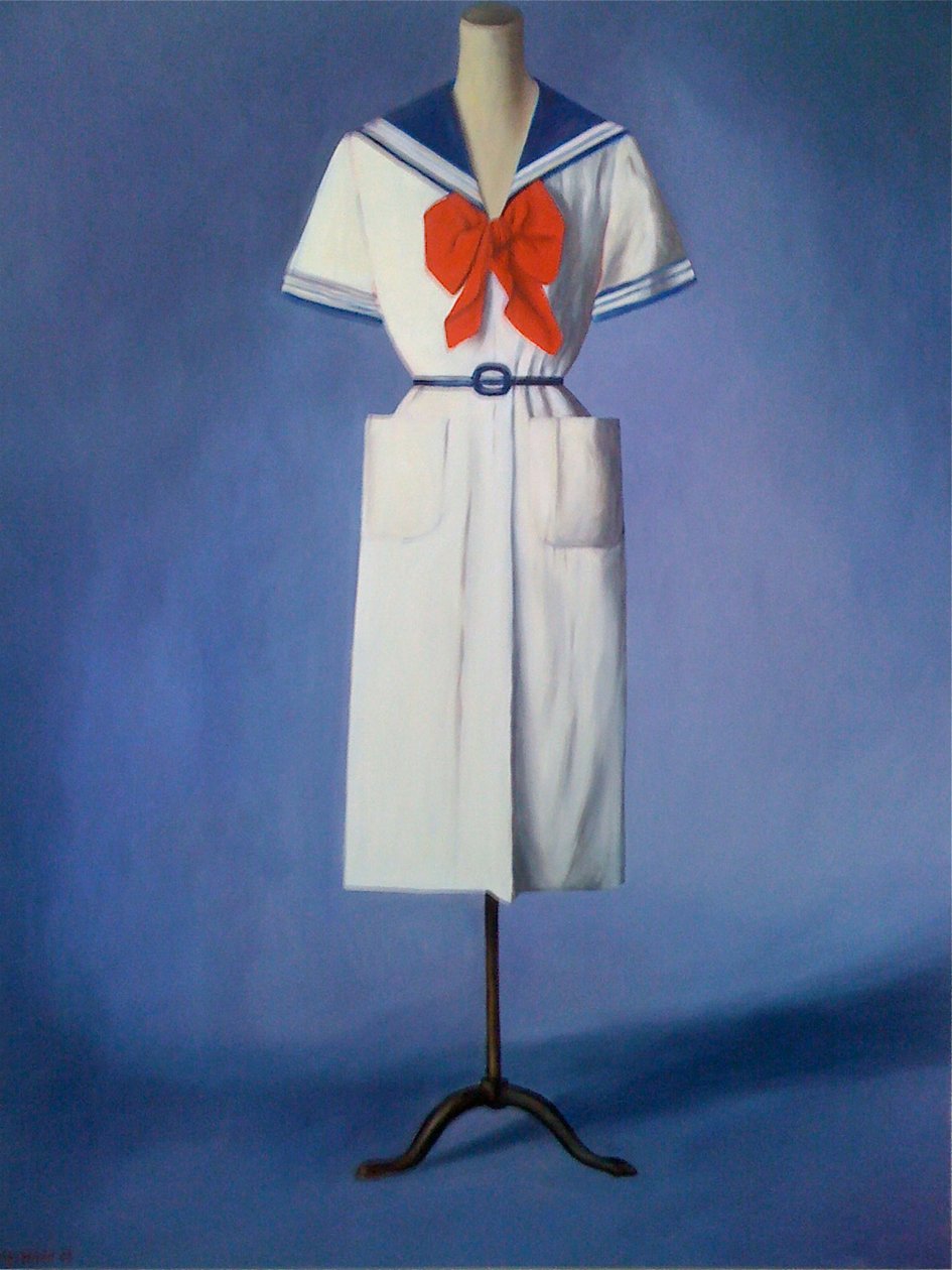 Námořnický oblek, 2002 (olej na plátně) od Deborah Stevenson