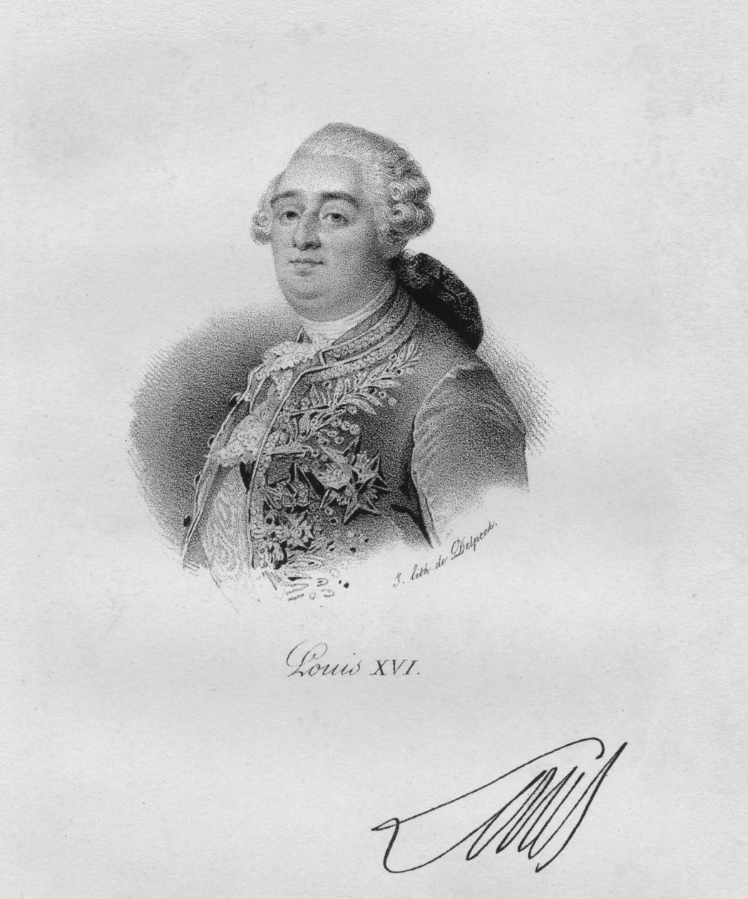 Ludvík XVI., c1820-1840. od Delpech