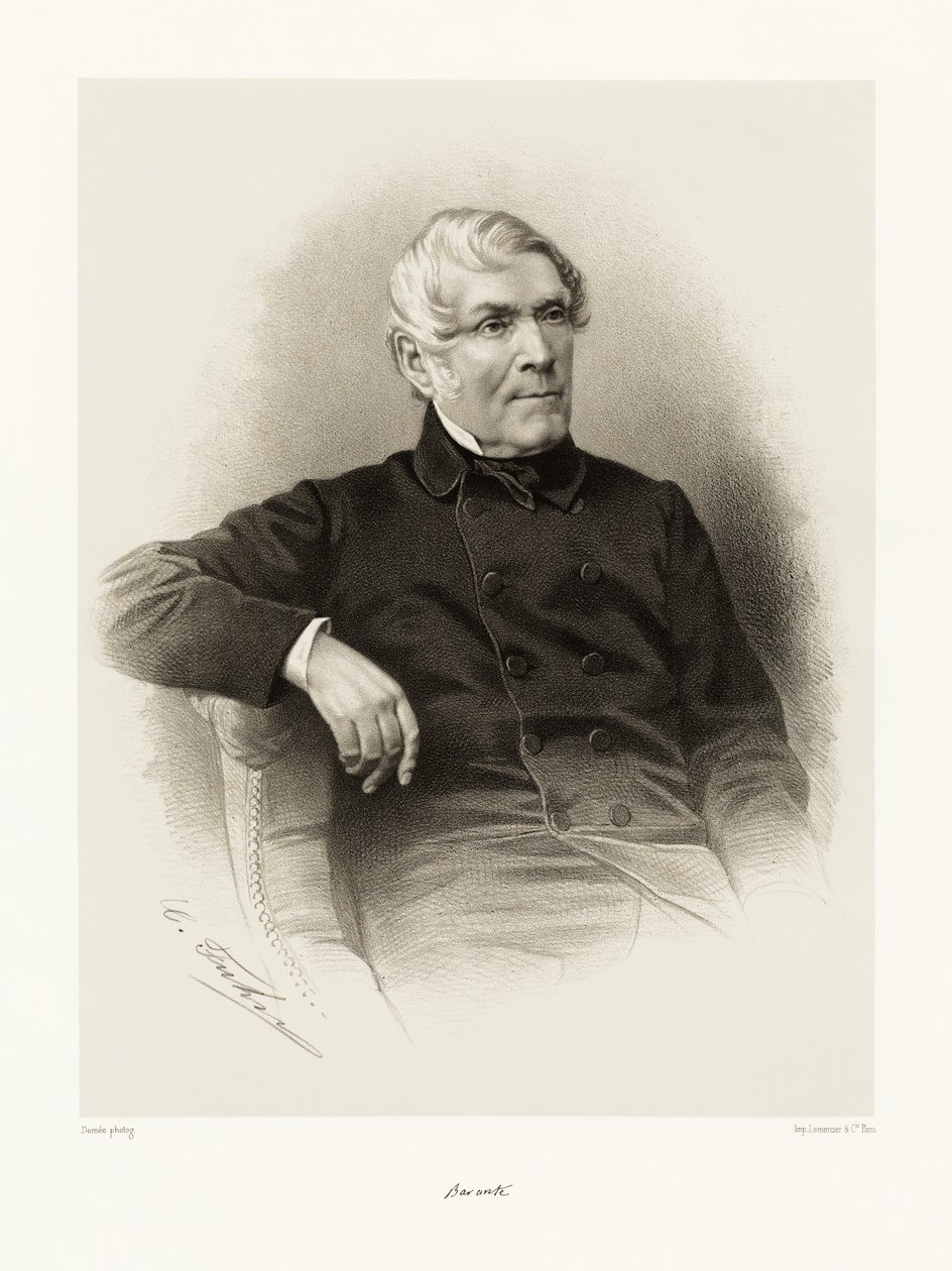 Amable Guillaume Prosper Brugière, baron de Barante, 1865-66 od Demee