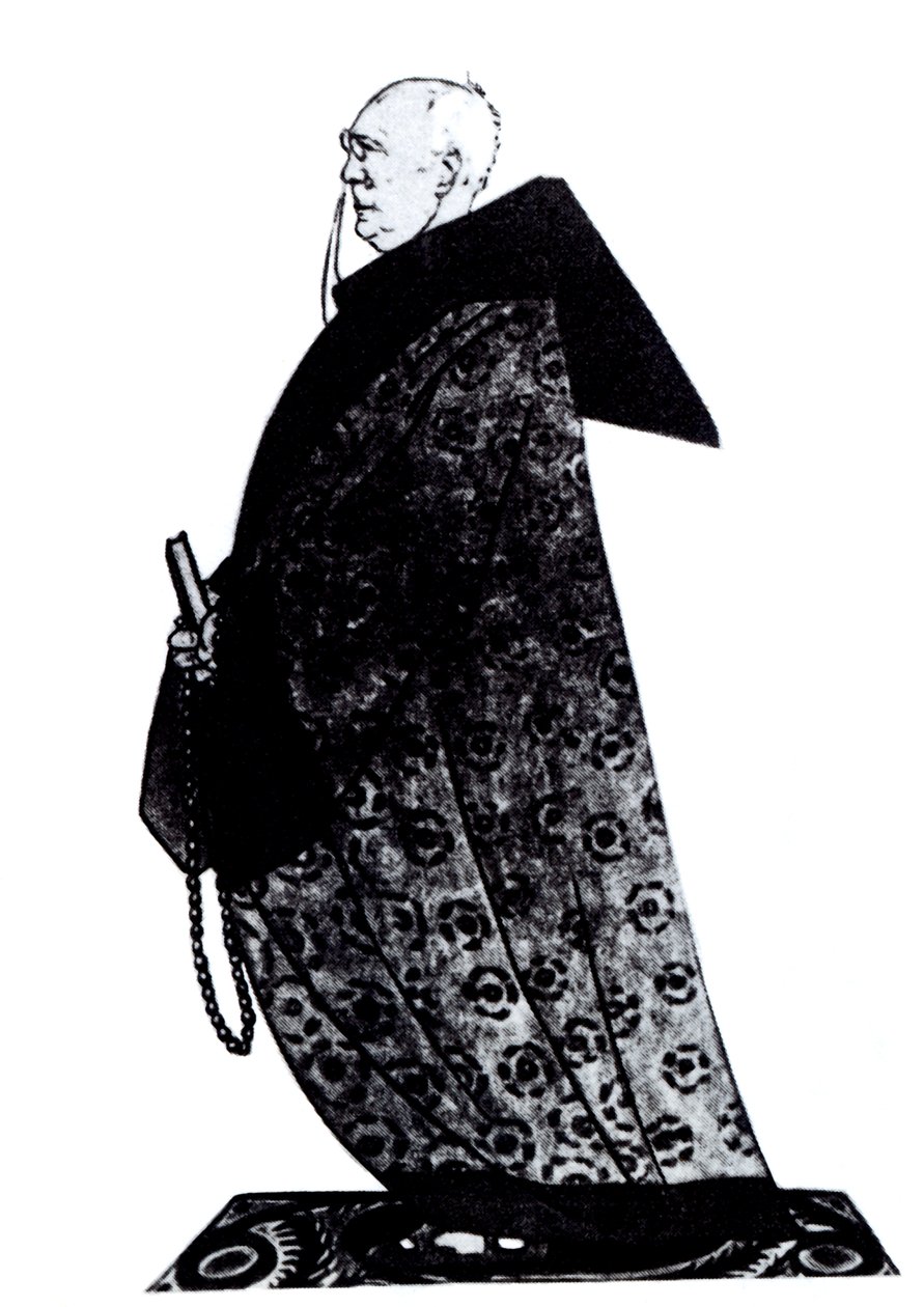 Fjodor Sologub 18631927 Kresba pro časopis Satirikon, 1913 od Deni