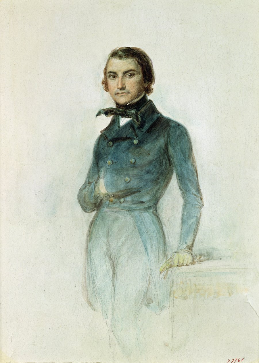 Jean Joseph Louis Blanc (1811-82) 1835 (pastel na papíře) od Denis Auguste Marie Raffet