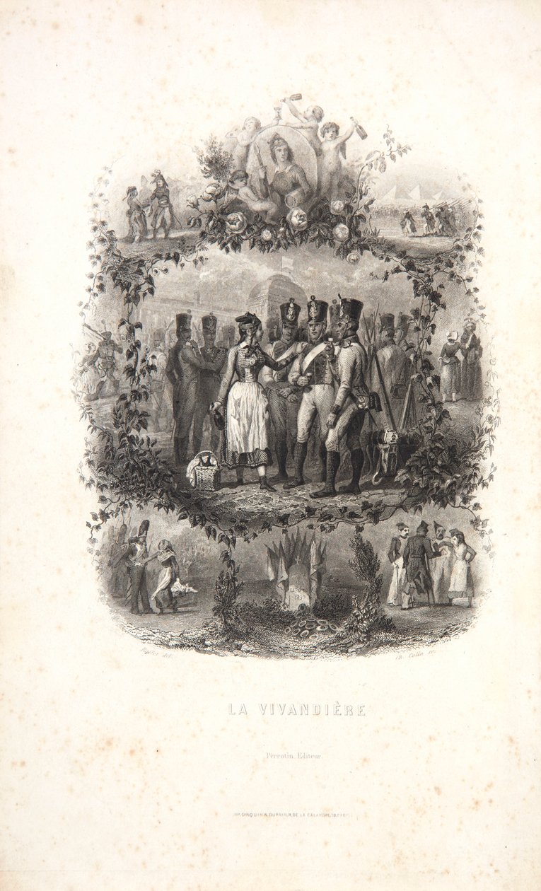 Vivandiere od Denis Auguste Marie Raffet