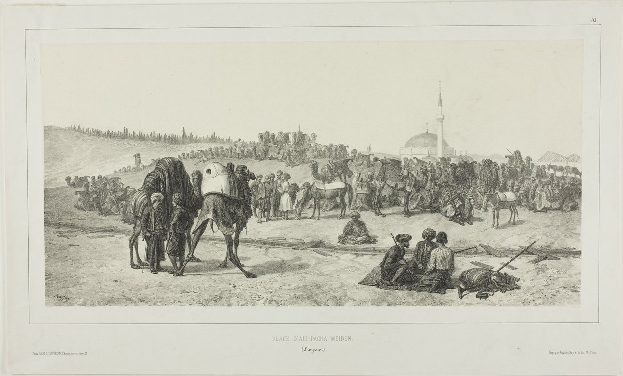 Ali-Pacha Meiden, Smyrna od Denis Auguste Marie Raffet