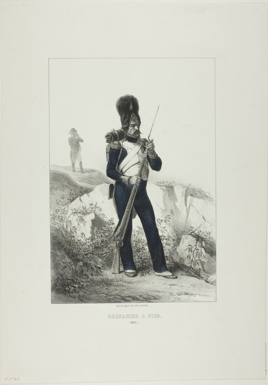 Pěší granátník, Elba od Denis Auguste Marie Raffet