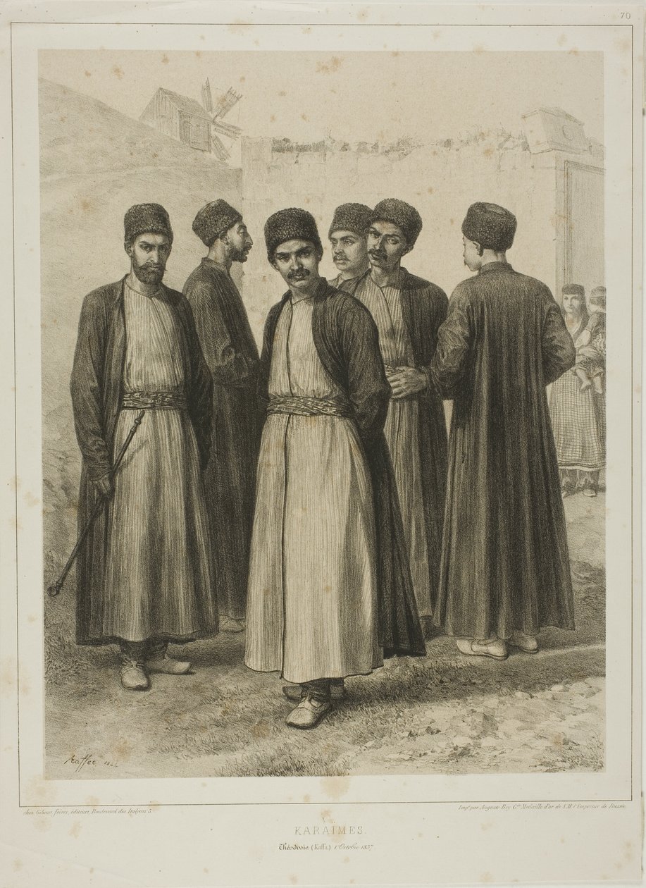 Karaimes, Theodosia, Kaffa, 1. října 1837 od Denis Auguste Marie Raffet