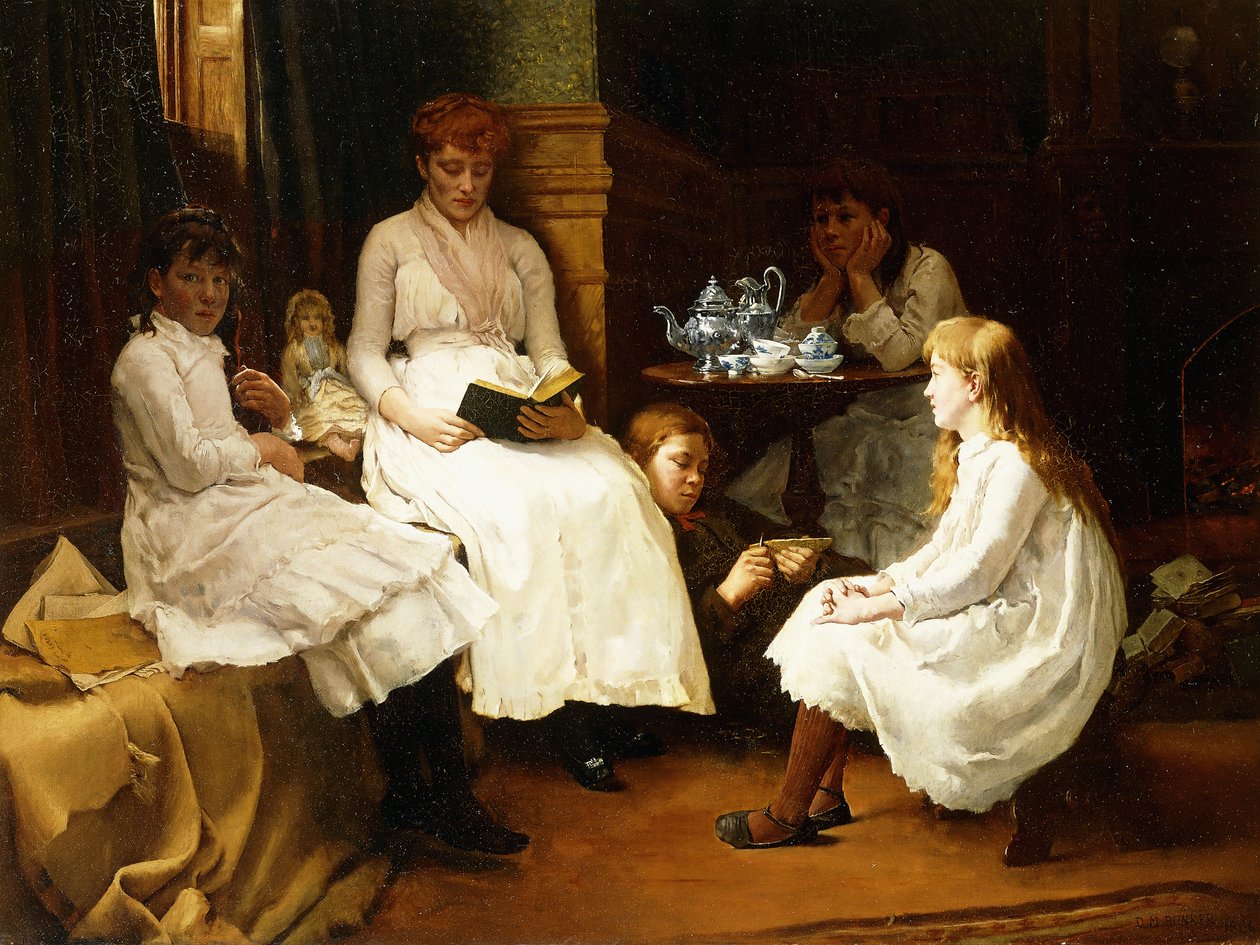 Zimní příběh skřítků a skřítků, 1886 od Denis Miller Bunker