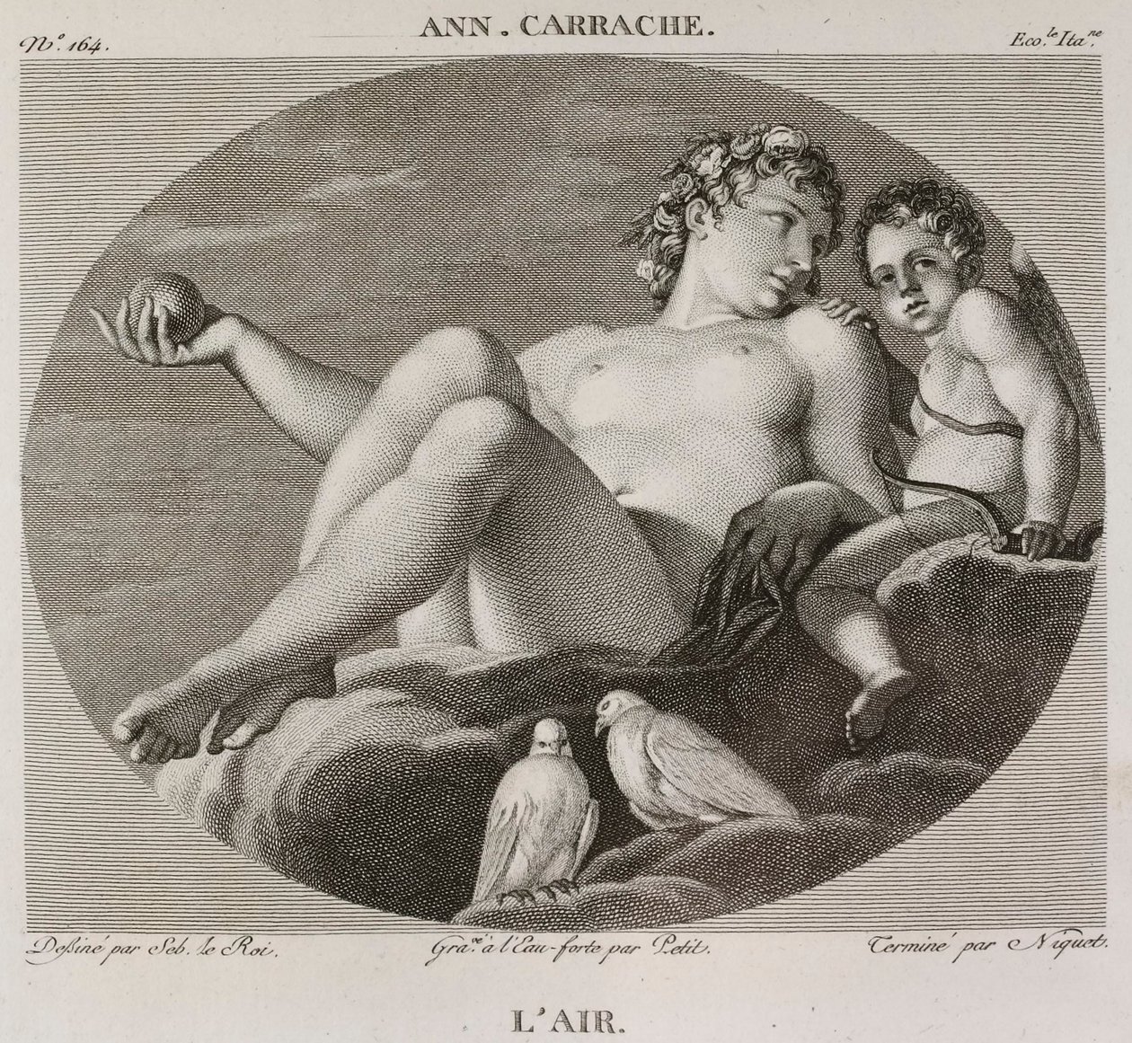 Denis-Sébastien Leroy, Petit a Niquet - Vzduch, podle Annibale Carrache - 1802-1815 od Denis Sebastien Leroy