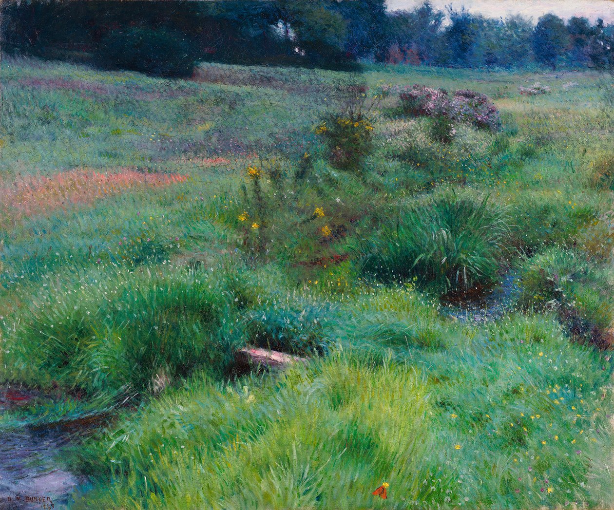 The Brook at Medfield od Dennis Miller Bunker