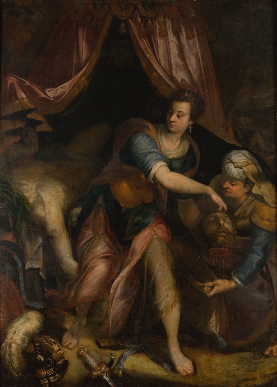 Judith s hlavou Holoferna od Denys Calvaert