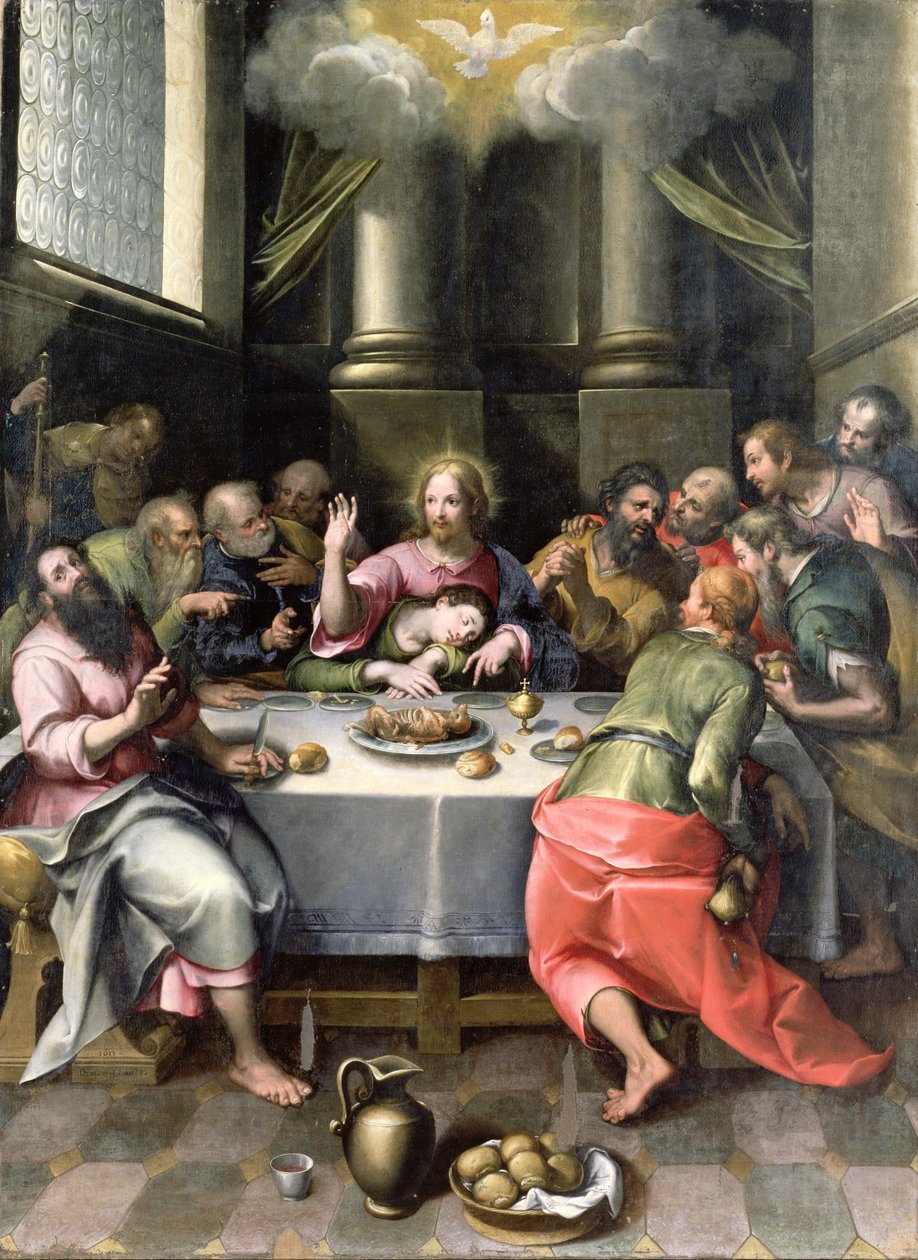 Poslední večeře, 1611 od Denis Calvaert