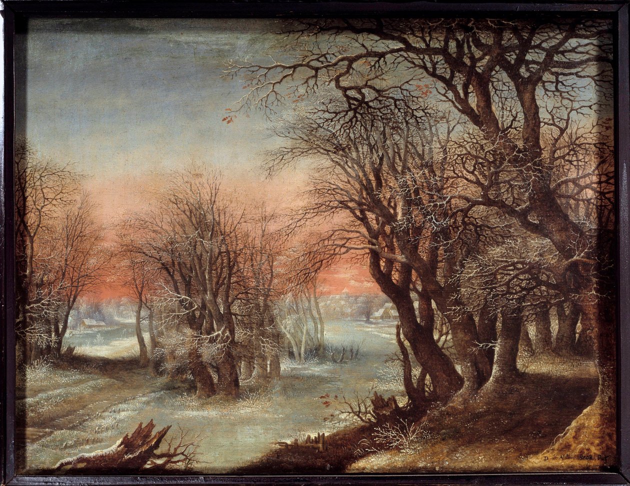 Zimní krajinomalba Denyho Van Alsloota (1570-1628) od Denys van Alsloot
