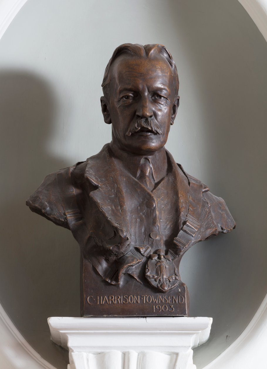 Socha Charlese Harrisona Townsenda od Derwent F. Wood