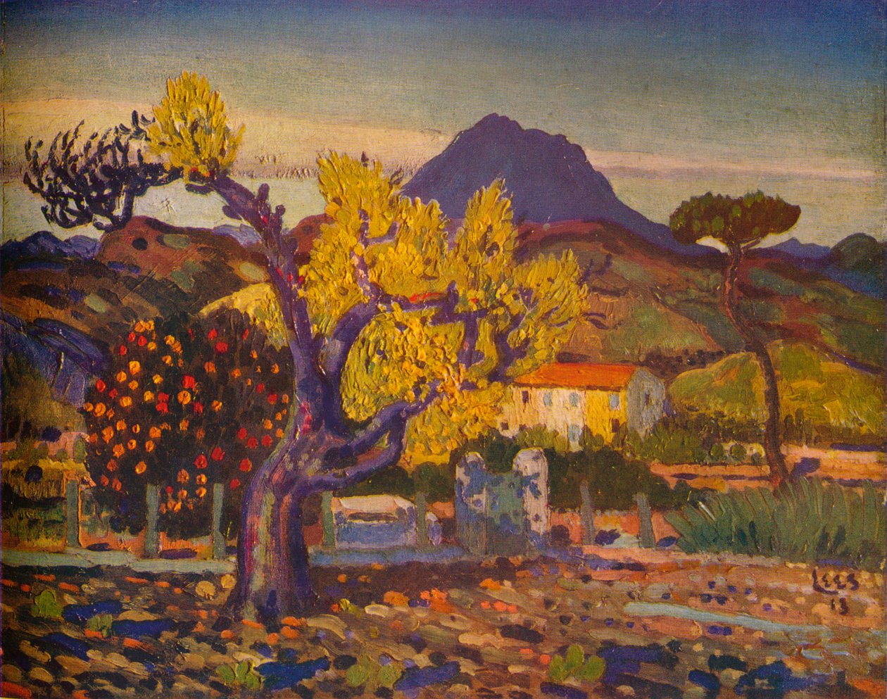 Hrušeň v květu, 1913 1932 od Derwent Lees