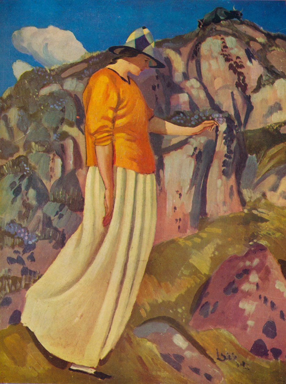 Žlutá sukně, 1914 od Derwent Lees