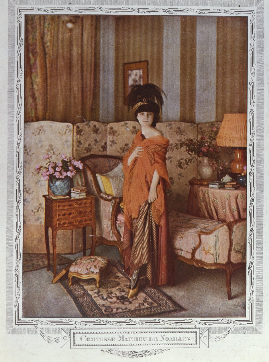 Hraběnka Anna de Noailles (1876-1933) 1913 od Marcellin Gilbert Desboutin