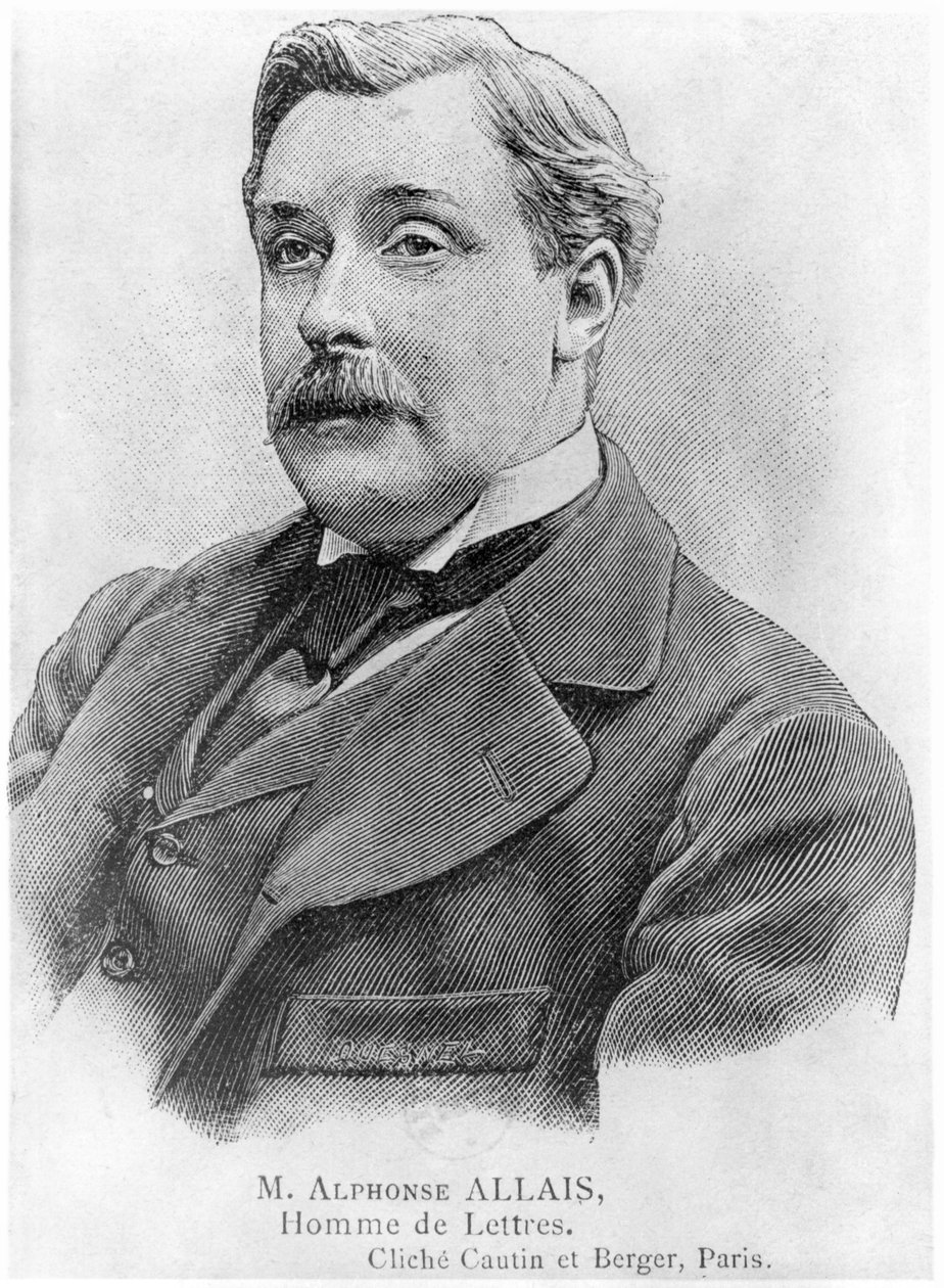 Alphonse Allais (1855-1905) konec 19. století od Desire Mathieu Quesnel