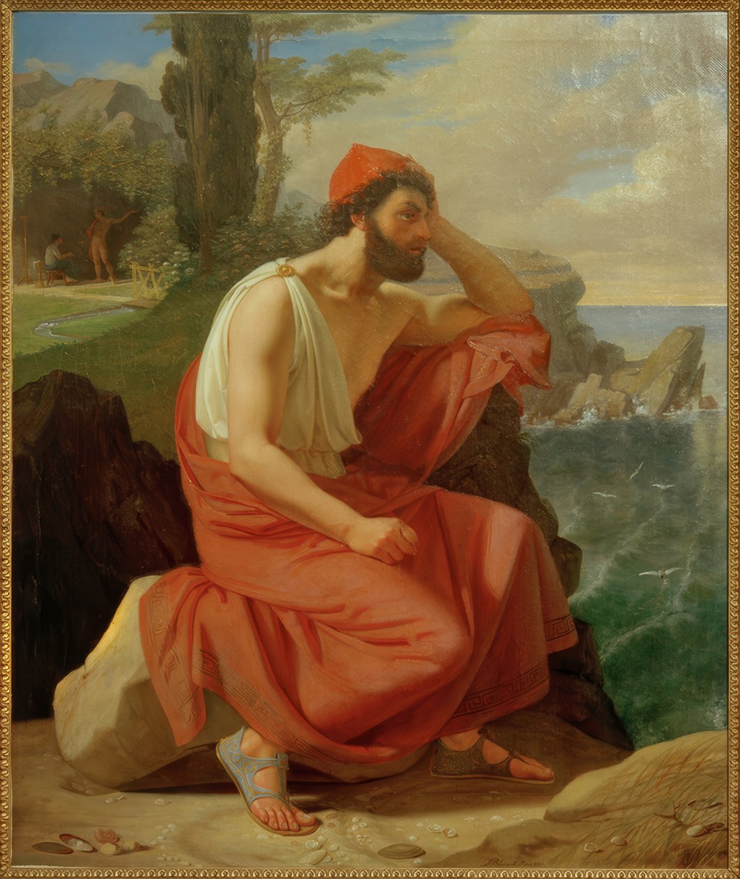 D.C.Blunck, Odysseus na ostrově Calypso od Detlev Konrad Blunck