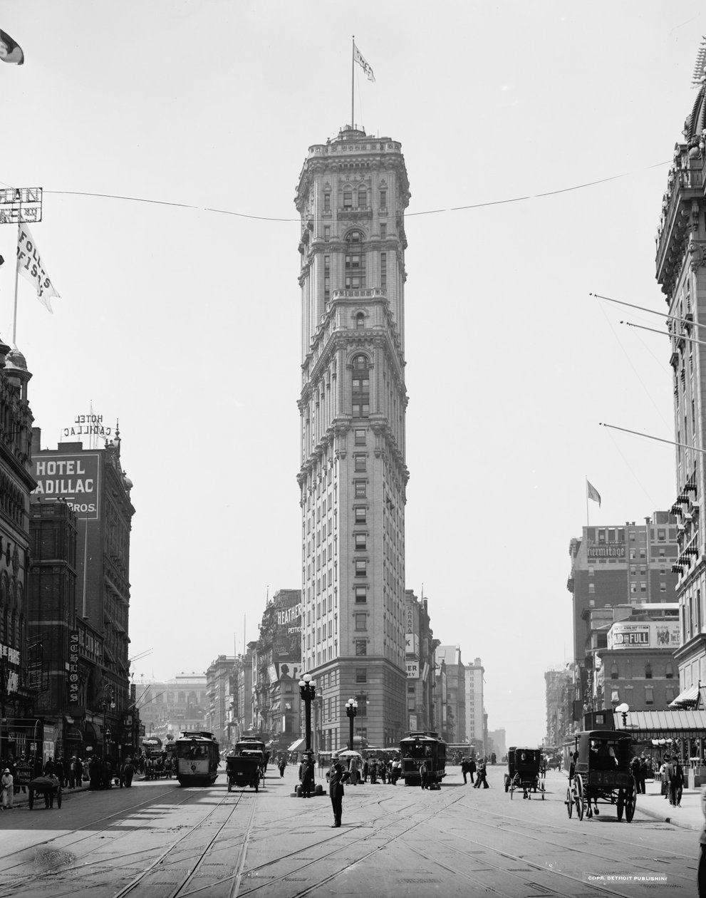 Times Building, New York, N.Y., asi 1908 od Detroit Publishing Co.