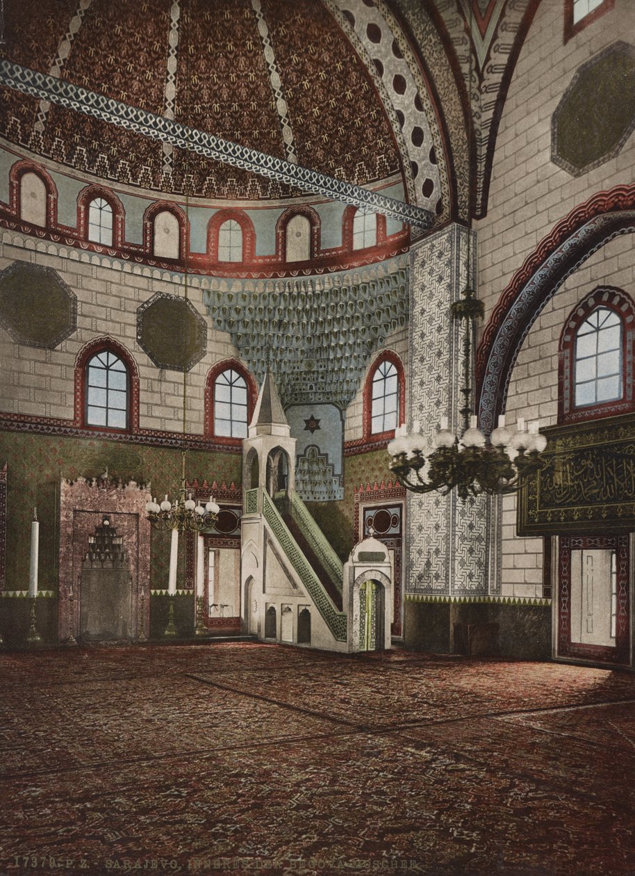 Mešita Gazi Husrev-beg, Sarajevo, 1905 od Detroit Publishing Co.