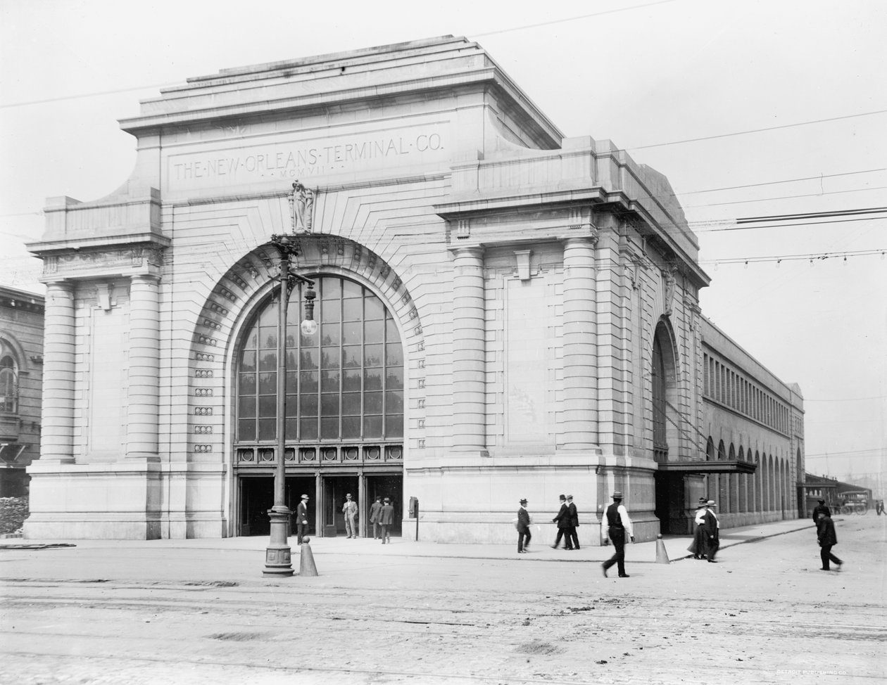 Konečná stanice, New Orleans od Detroit Publishing Co.