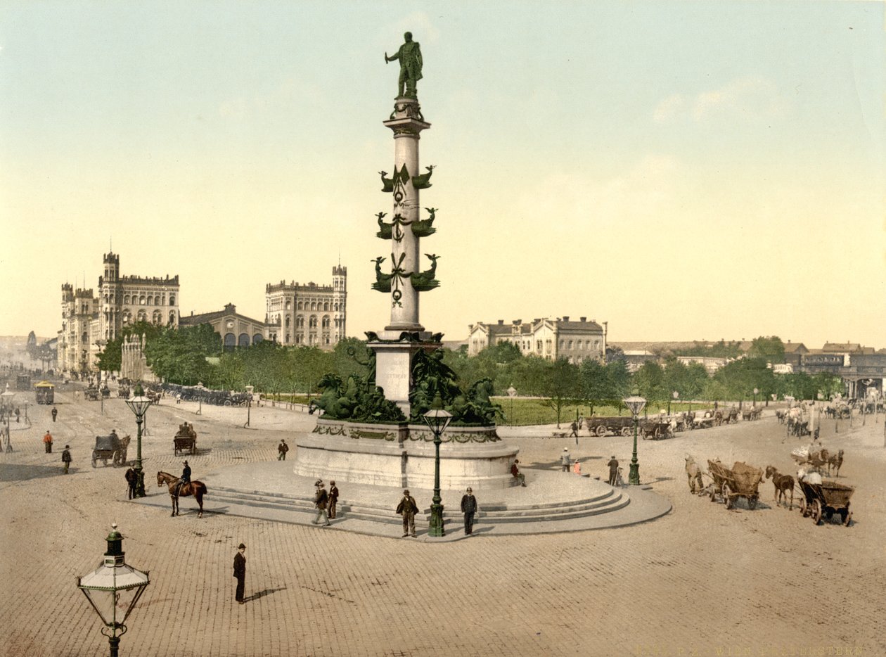 Praterstern, Vídeň, Rakousko-Uhersko, kolem roku 1900 od Detroit Publishing Co.