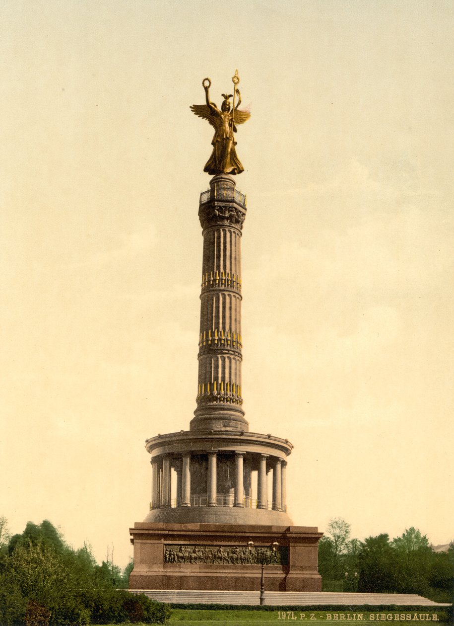 Triumfální sloup, Berlín, Německo, kolem roku 1900 od Detroit Publishing Co.