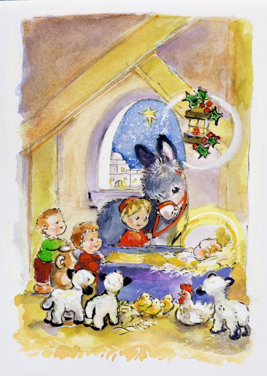 Away in a Manger, 1996 (wc) od Diane Matthes