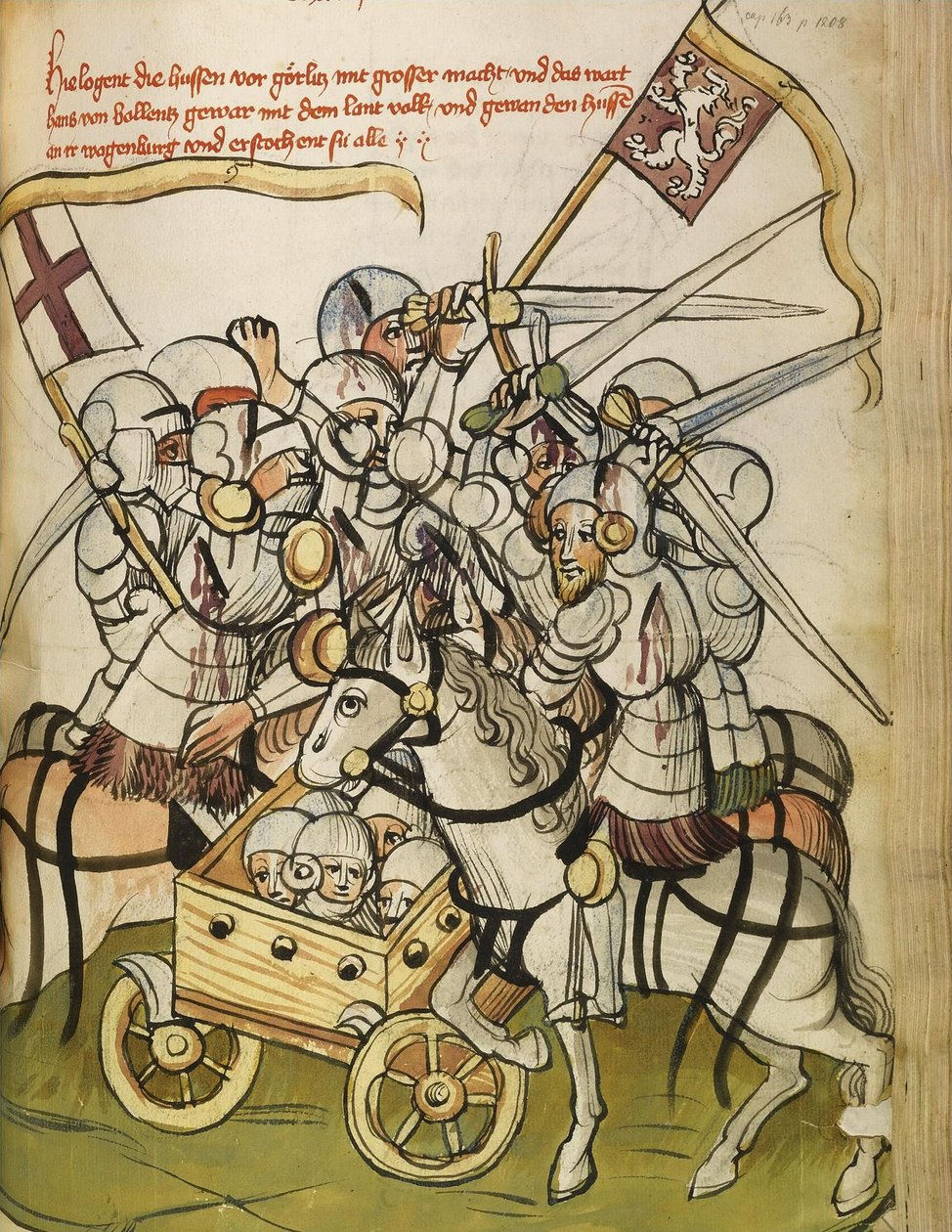 Husitská válka Od: Život a doba císaře Zikmunda Eberhard Windeck, c. 1450 od Diebold, Lauber