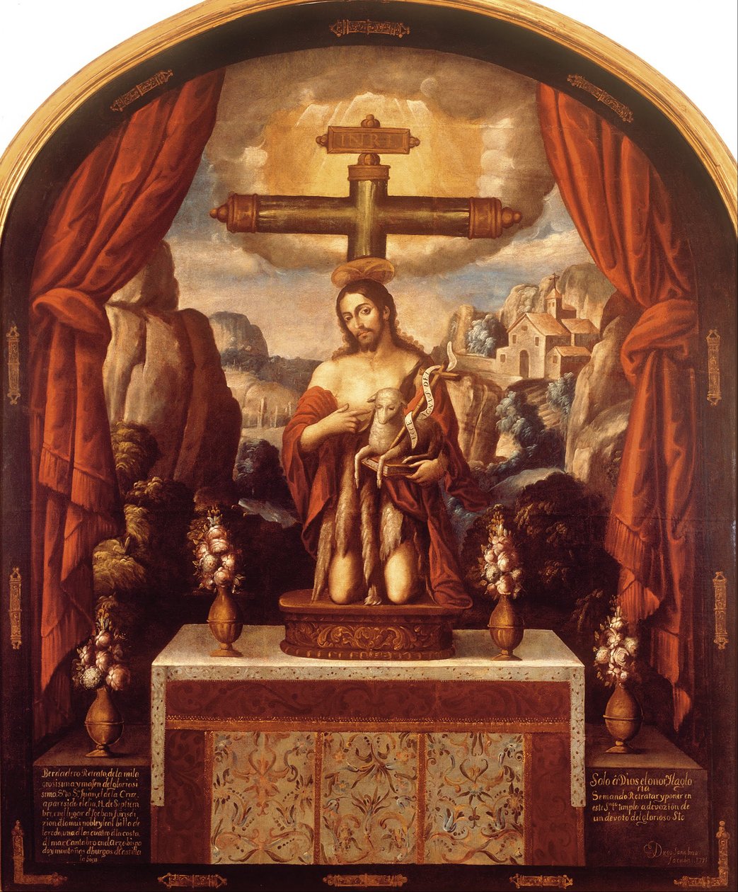 Svatý Jan od Kříže od Diego de Sanabria