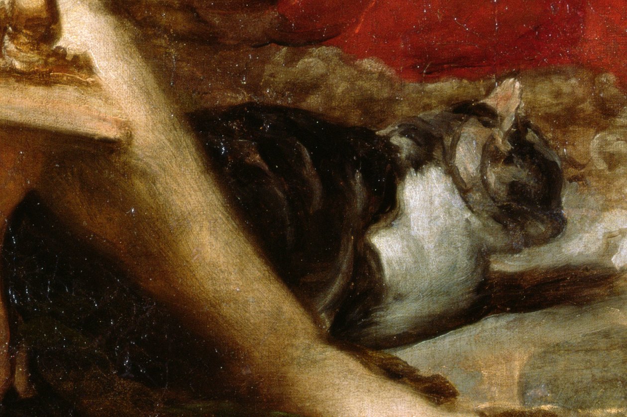 The Fable of Arachne, or The Spinners, c.1657 detail olej na plátně z 36741 od Diego Velázquez