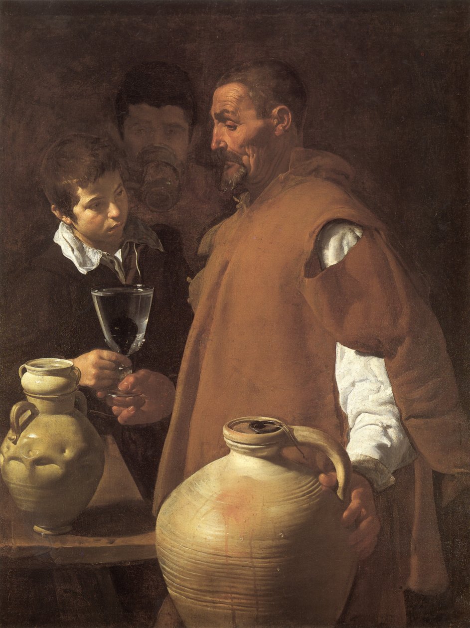 Sevillský vodní dopravce od Diego Velázquez