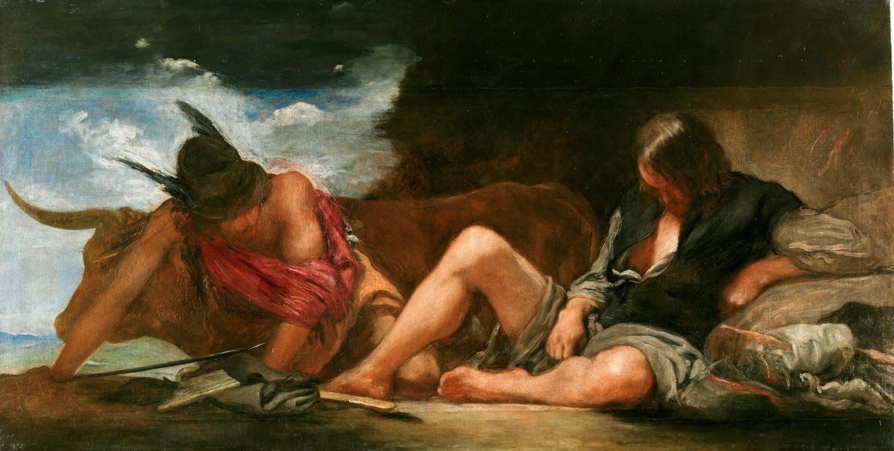 Pohádka o Merkurovi a Argovi od Diego Velázquez