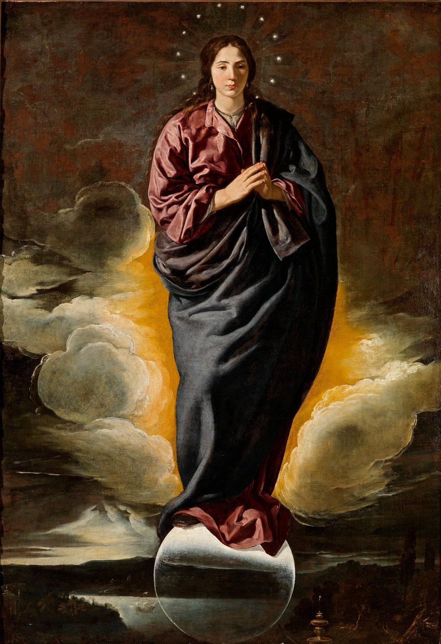 neposkvrněné početí od Diego Velázquez