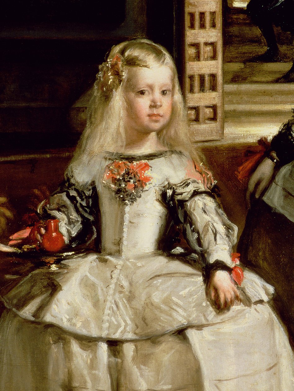 Las Meninas aneb Rodina Filipa IV., kolem roku 1656 (detail) od Diego Velázquez