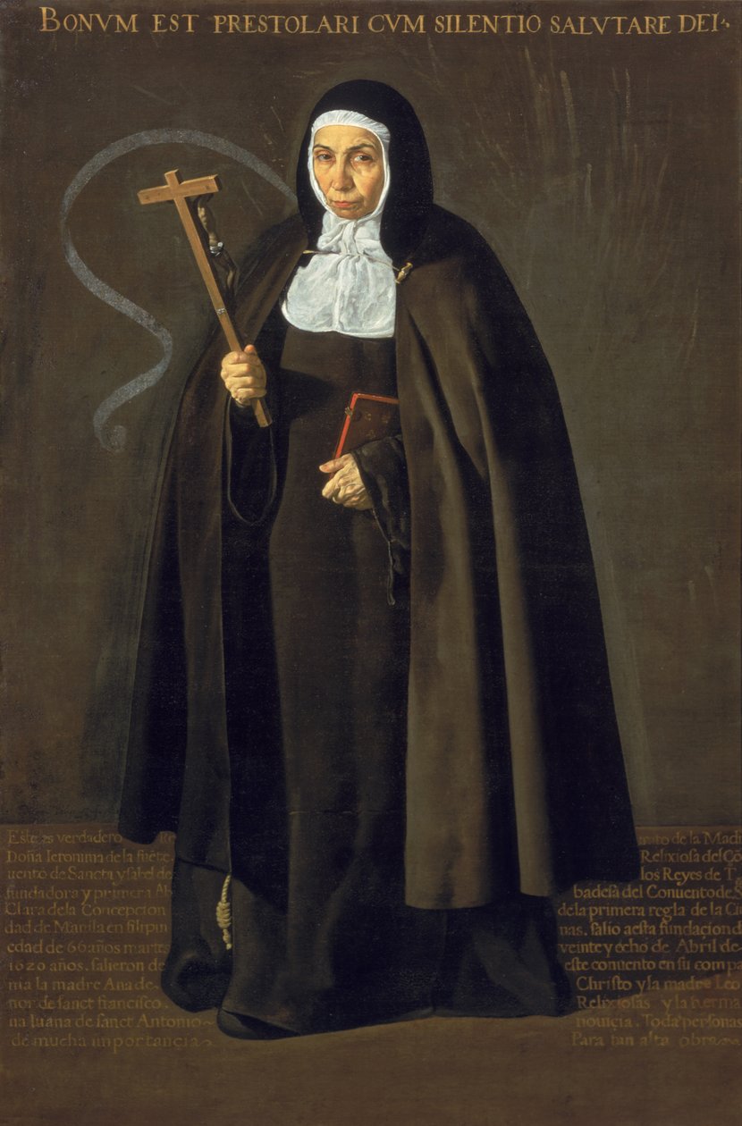 Matka Maria Jeronima de la Fuente, 1620 od Diego Velázquez