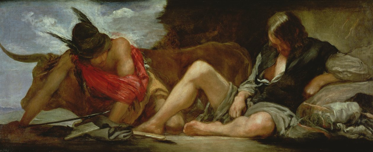 Merkur a Argus, kolem roku 1659 od Diego Velázquez