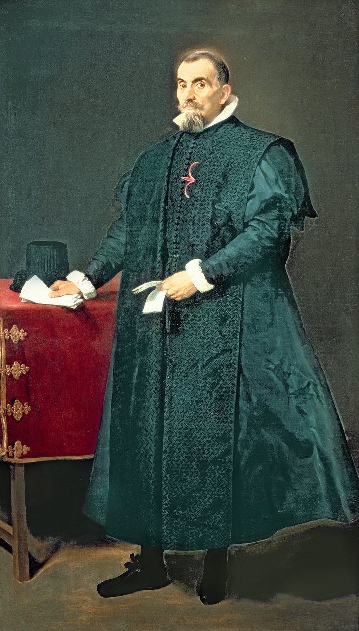 Portrét Dona Diega de Corral y Arellano (1570-1632) od Diego Velázquez